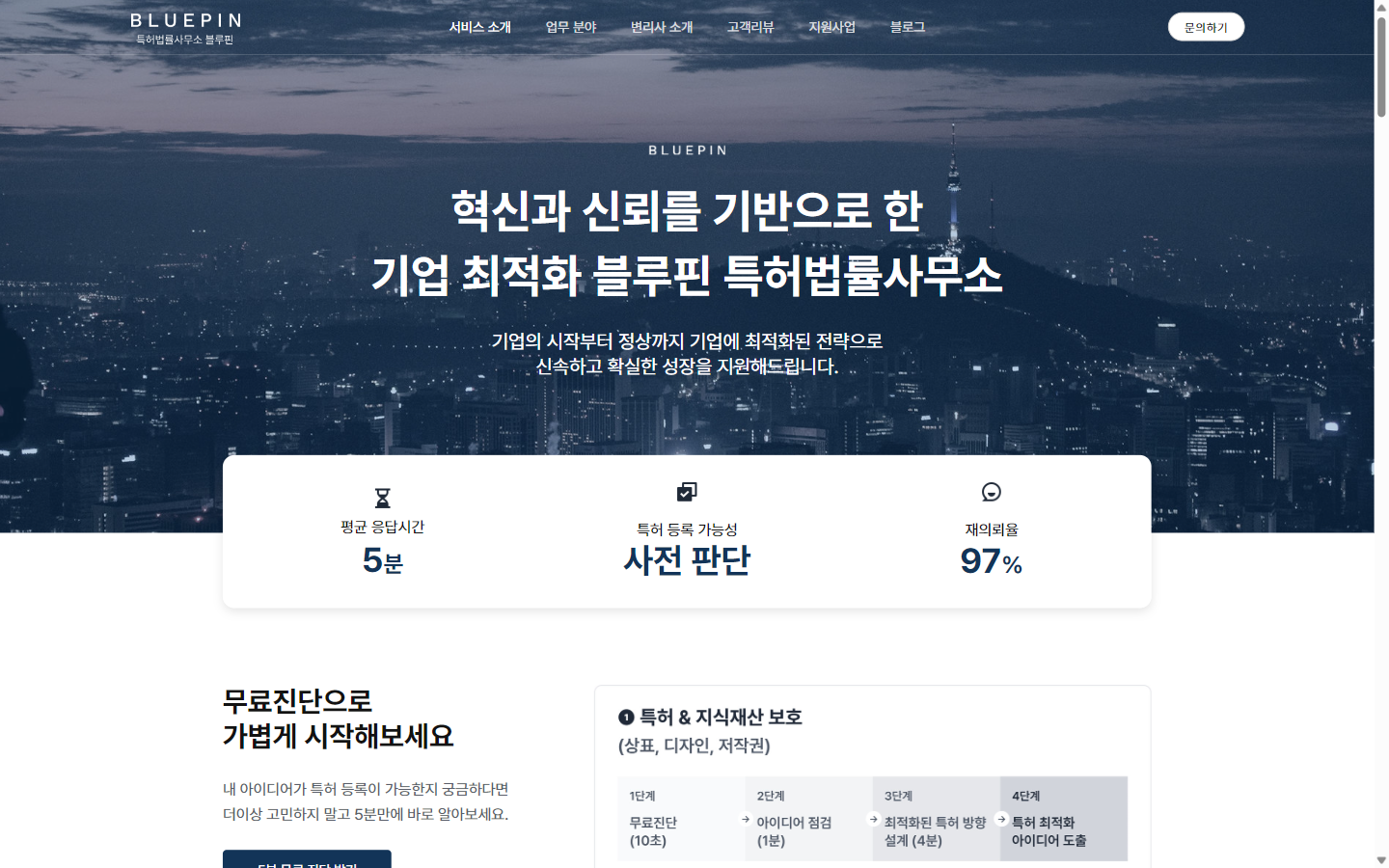 블루핀 홈 실측